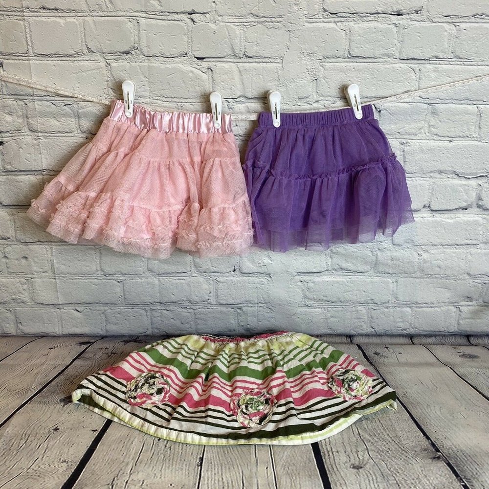 Lot of 3 (2 Tutu) Skirt 3T Epic Threads Lindex
